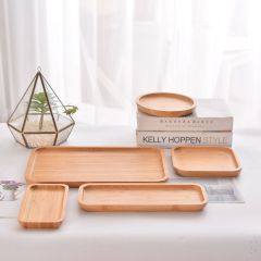 Bamboo Plates Square Bamboo Serving Platter