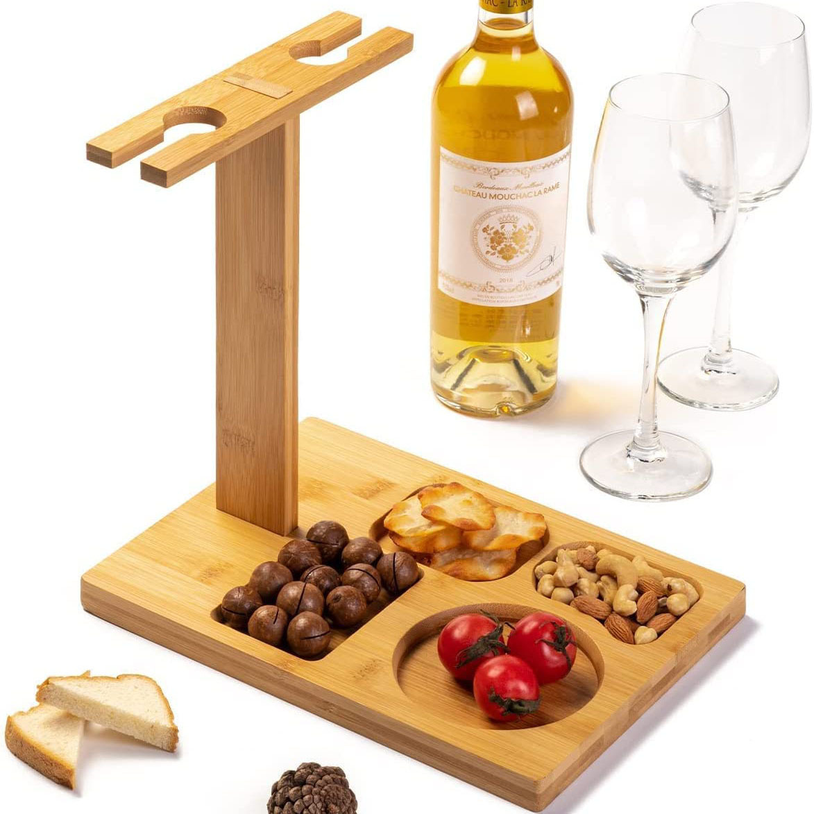 Bamboo Small Wine Rack