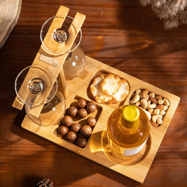 Bamboo Small Wine Rack