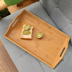 Bamboo  Serving Tray with Handles