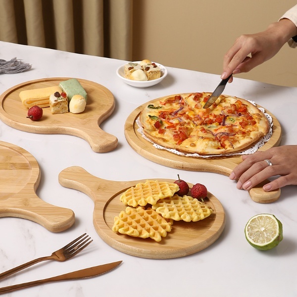 Bmaboo Pizza Peel Paddle with Handle