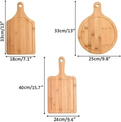 Bamboo Pizza Peel Paddle with Handle