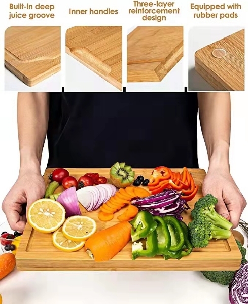Bamboo Cutting Board Set of 3