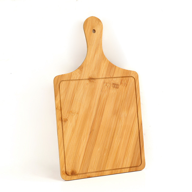 Square Kitchen Bamboo Chopping Board with Handle