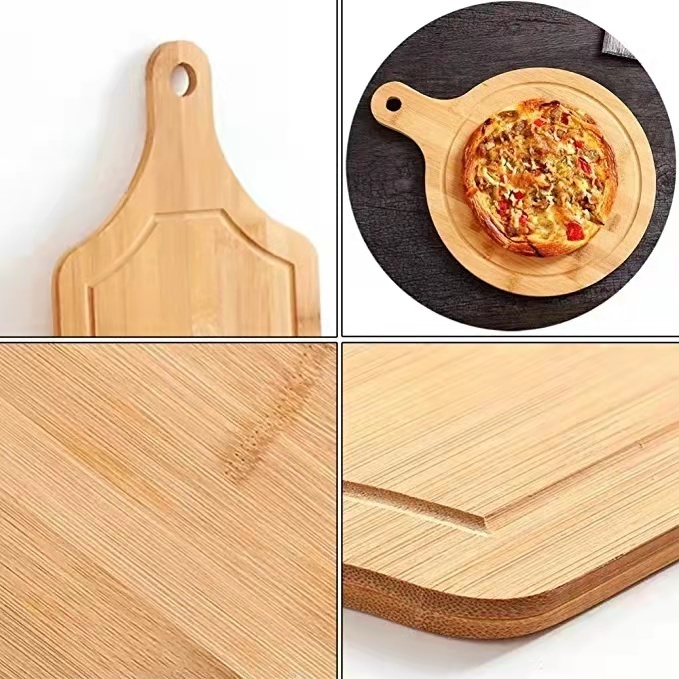 Bamboo Pizza Peel Paddle with Handle