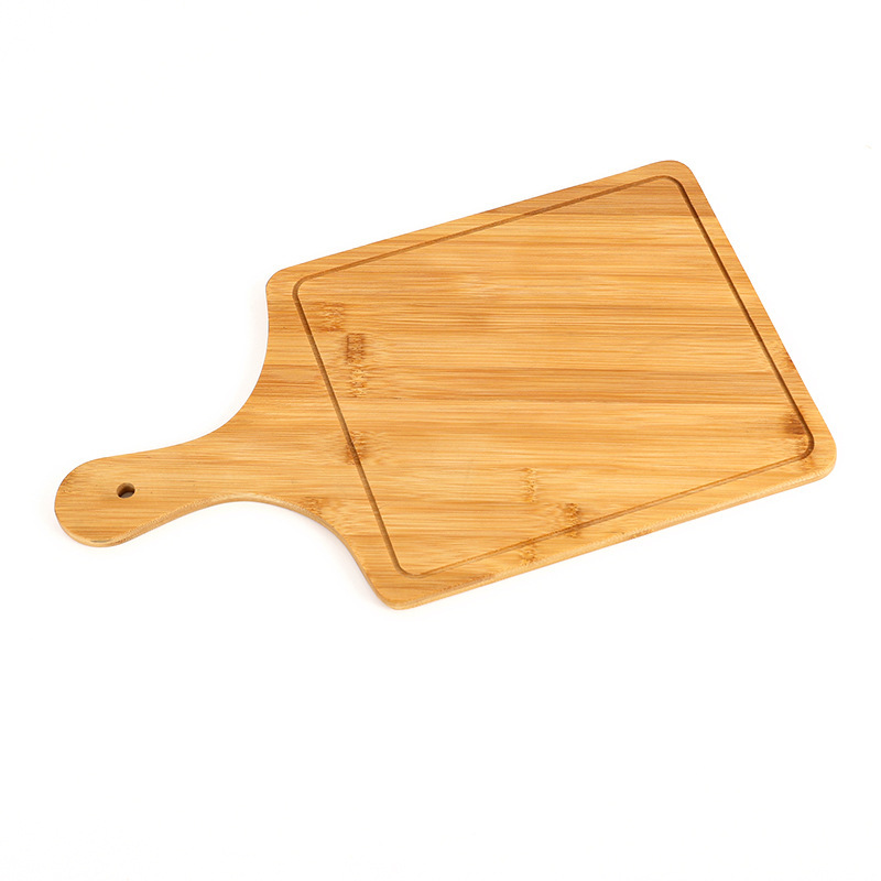 Square Kitchen Bamboo Chopping Board with Handle
