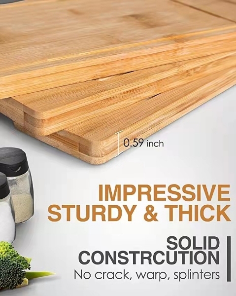 Bamboo Cutting Board Set of 3