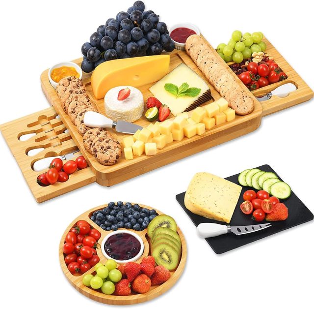 Bamboo Cheese Charcuterie