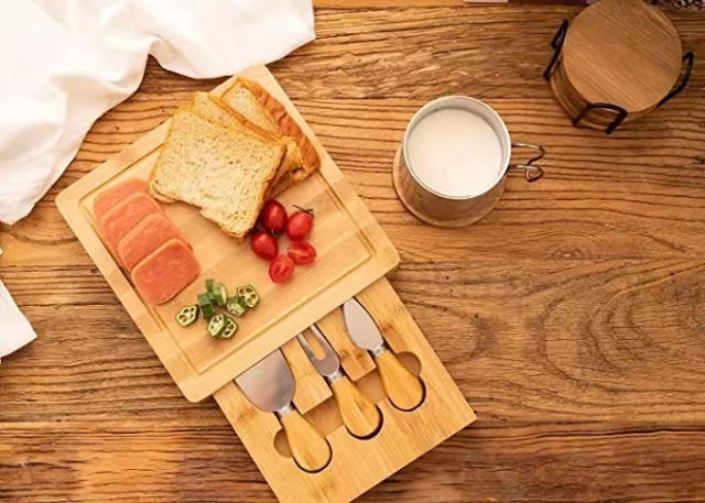 Charcuterie Boards Set Cheese Board Tray with Drawer