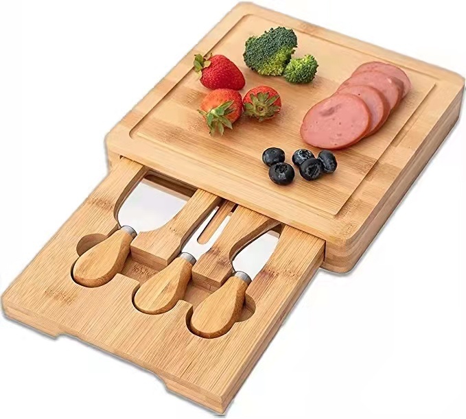 Charcuterie Boards Set Cheese Board Tray with Drawer
