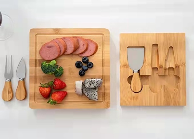 Charcuterie Boards Set Cheese Board Tray with Drawer