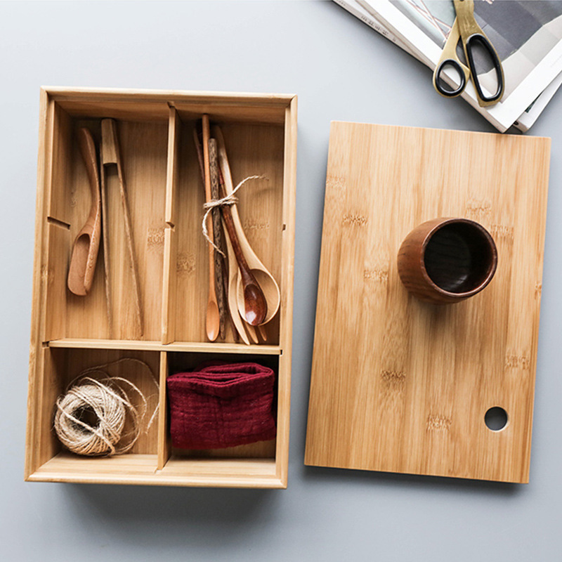 Bamboo Storage Box with Lid