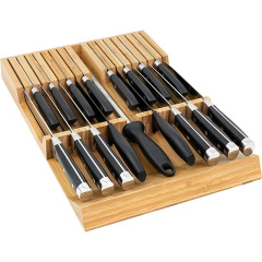 Bamboo Knife Block Insert