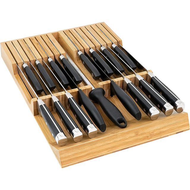 Bamboo Knife Block Insert