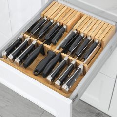 Bamboo Knife Block Insert