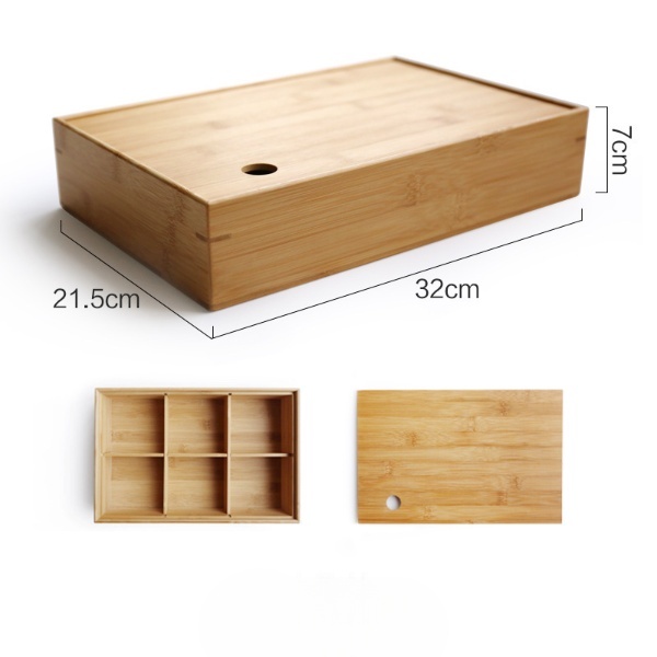 Bamboo Storage Box with Lid