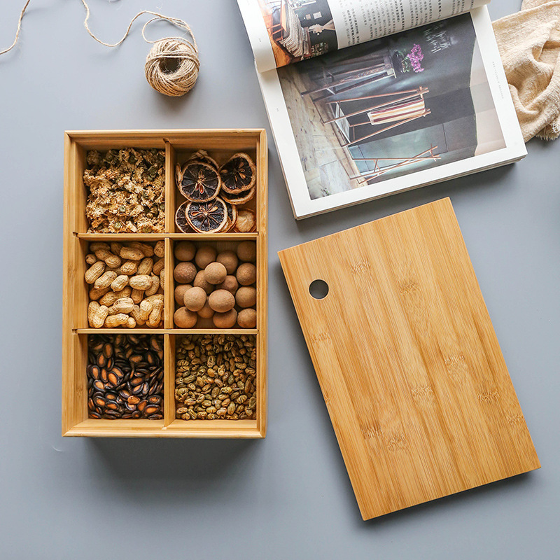 Bamboo Storage Box with Lid