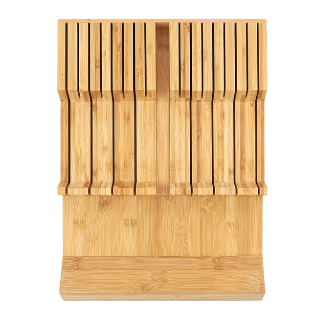 Bamboo Knife Block Insert
