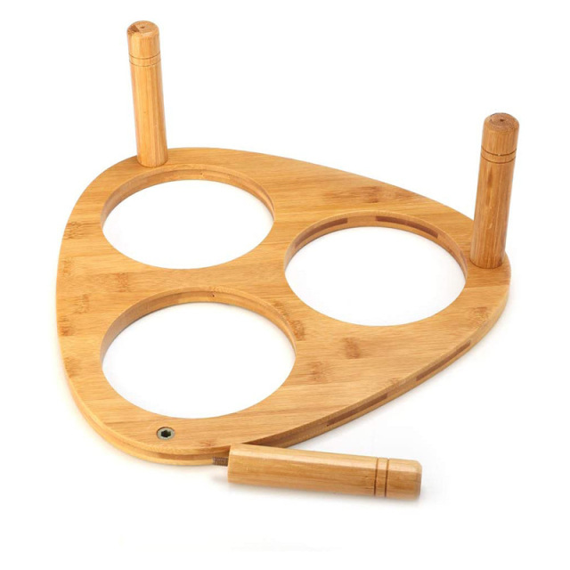 Ceramic Dog Bowl with Bamboo Stand