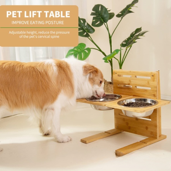 Adjustable Raised Dog Bowls