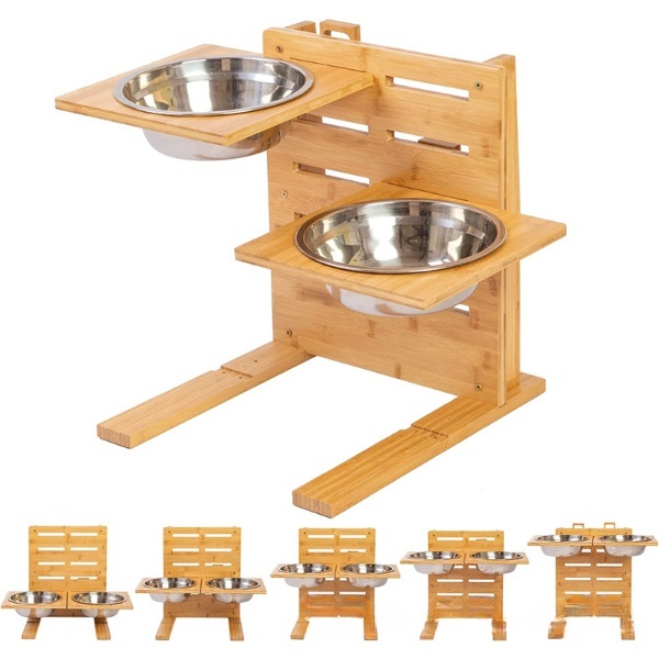 Adjustable Raised Dog Bowls