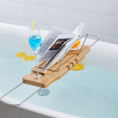 Expandable Tub Organizer Luxury Bathtub Caddy Tray