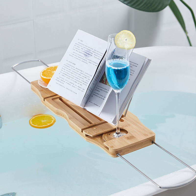 Expandable Tub Organizer Luxury Bathtub Caddy Tray