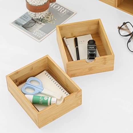 100% Original Bamboo Desk Organizer