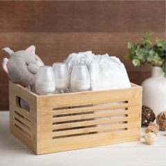 Natural Bamboo Wooden Storage Box