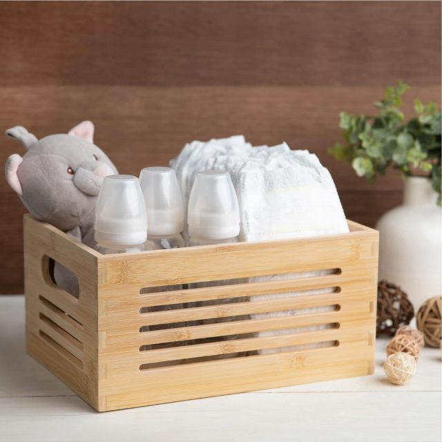 Natural Bamboo Wooden Storage Box
