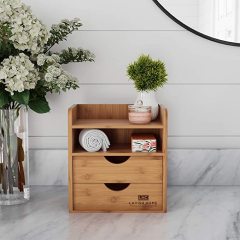 4-Tier Bamboo Desk Organizer