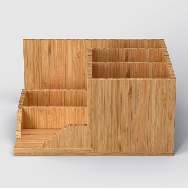 Bamboo Desktop Office Organizer