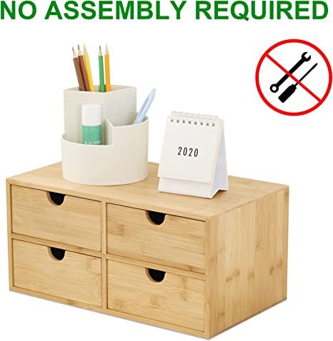 100% Original Bamboo Desk Organizer