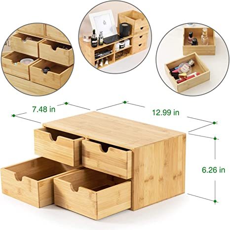 100% Original Bamboo Desk Organizer