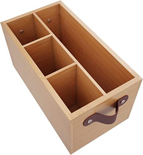 Bamboo desk organizer