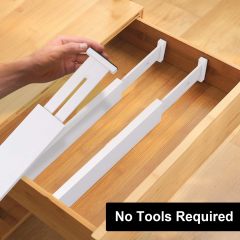 Bamboo Drawer Dividers Organizers