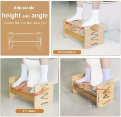 Bamboo 9" Poop Stool for Bathroom