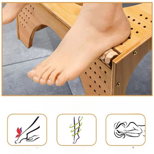 The Original Toilet Stool - Bamboo Flip