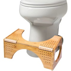 The Original Toilet Stool - Bamboo Flip