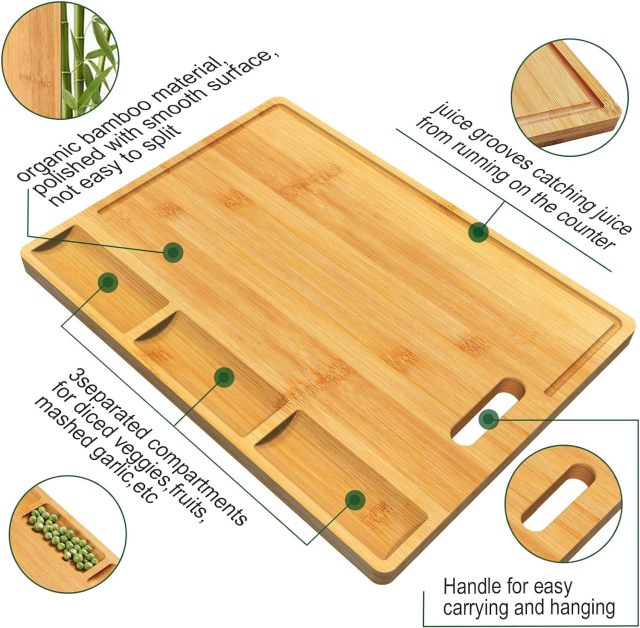 Cutting Boards,Large Bamboo Chopping Board