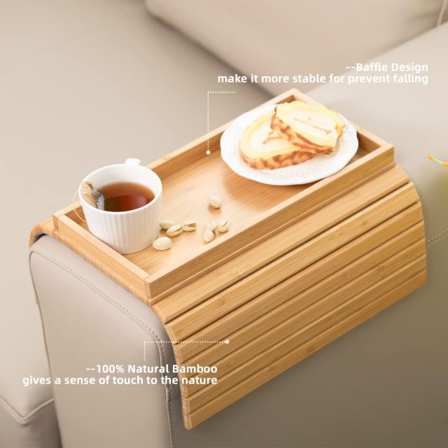 SquareBamboo | Bamboo Sofa Arm Tray - Wholesale Supplier of Sofa Tray Tables