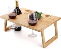 Portable Wine Picnic Table