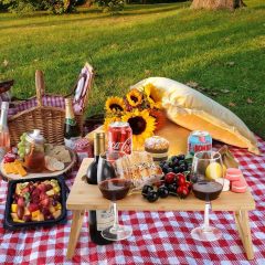 Portable Wine Picnic Table