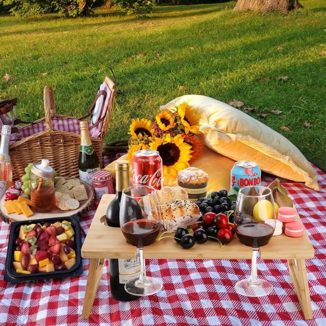 Portable Wine Picnic Table