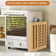 Bamboo Bread Slicer with Adjustable Width Bread Slicing Guides