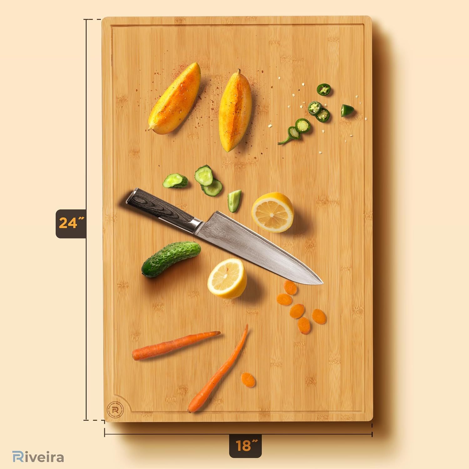 Natural Wooden Cutting Boards For Kitchen