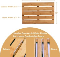 Natural Bamboo Bath Mat