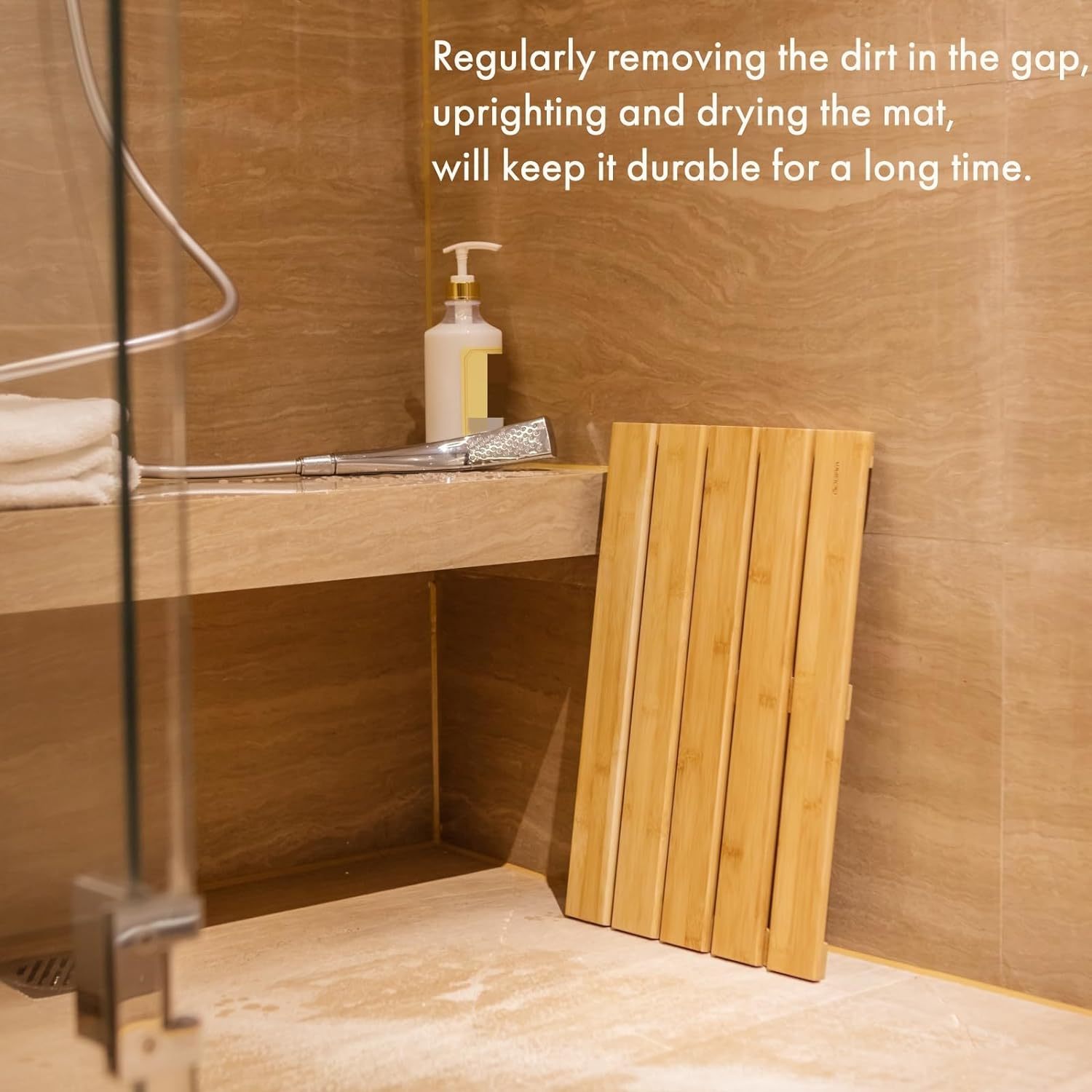 Natural Bamboo Bath Mat