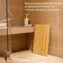 Natural Bamboo Bath Mat
