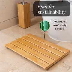 Natural Bamboo Bath Mat